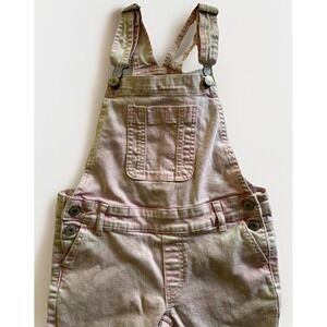 Thereabouts Girls Pink Denim Overalls size 7 Light‎ Wash